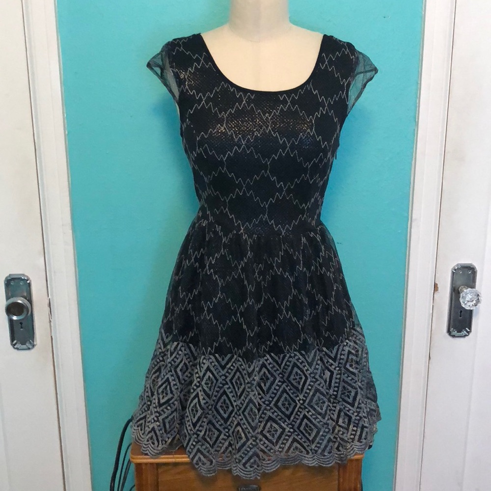 Urban Outfitters metallic cocktail dress